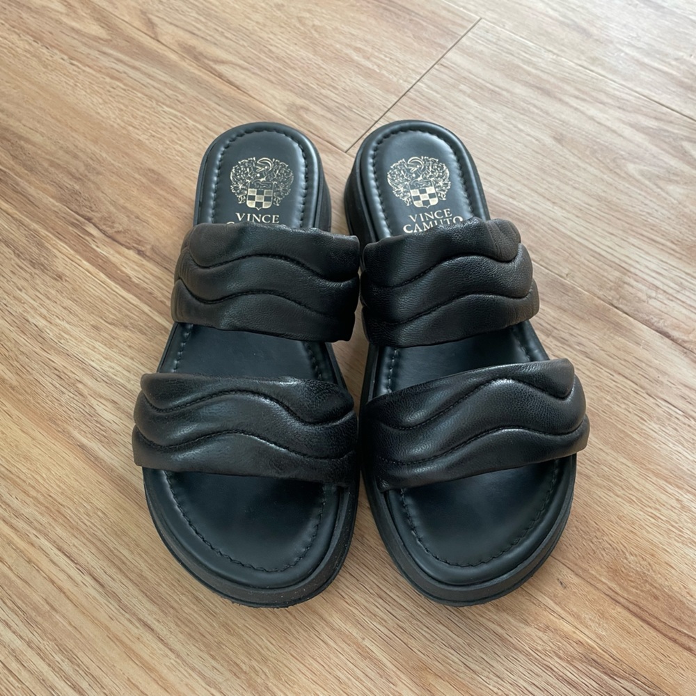 Vince Camuto Black Sandals